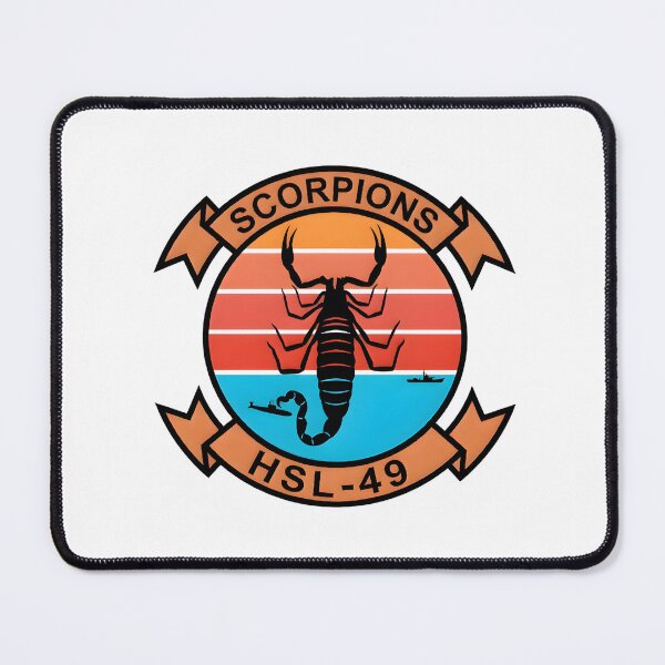 Item preview, Official Heritage Insignia of Helicopter Anti-Submarine Squadron Light Forty-Nine (HSL-49) "Scorpions" designed and sold by CharlieDesings.