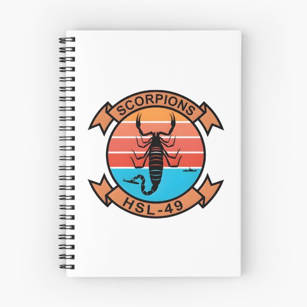 Item preview, Official Heritage Insignia of Helicopter Anti-Submarine Squadron Light Forty-Nine (HSL-49) "Scorpions" designed and sold by CharlieDesings.