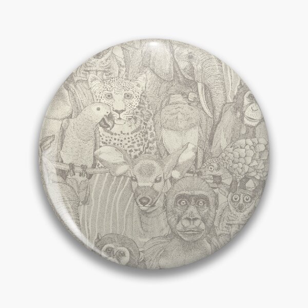 Item preview, just african jungle animals natural pearl designed and sold by scrummy.