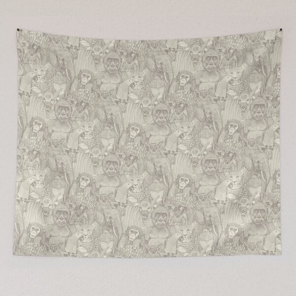 Item preview, just african jungle animals natural pearl designed and sold by scrummy.