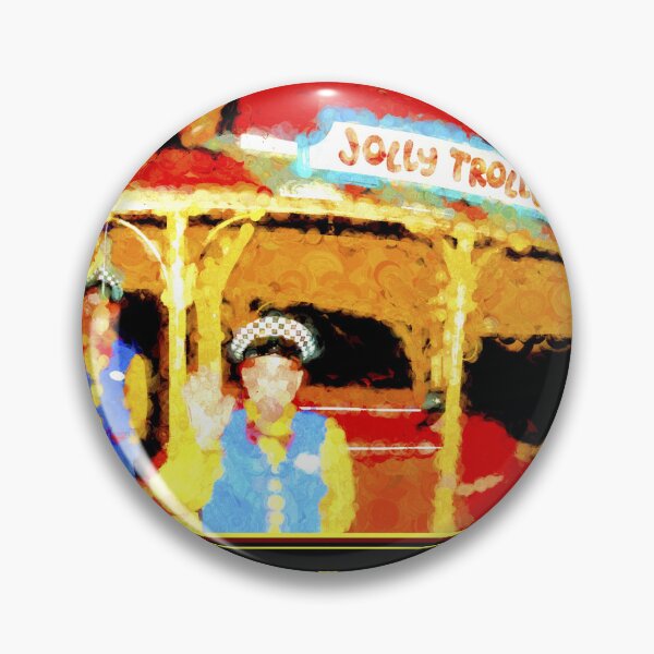 Item preview, Disneyland Jolly Trolley, Toontown Extinct Attraction, Digital Illustration designed and sold by AMacGPhilly.