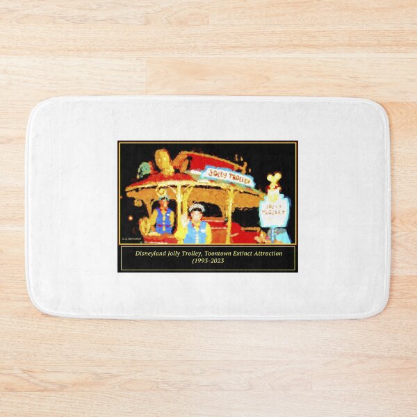 Item preview, Disneyland Jolly Trolley, Toontown Extinct Attraction, Digital Illustration designed and sold by AMacGPhilly.