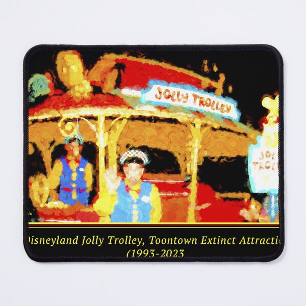 Item preview, Disneyland Jolly Trolley, Toontown Extinct Attraction, Digital Illustration designed and sold by AMacGPhilly.