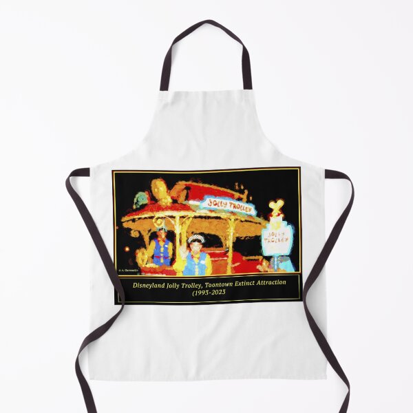 Item preview, Disneyland Jolly Trolley, Toontown Extinct Attraction, Digital Illustration designed and sold by AMacGPhilly.