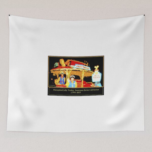 Item preview, Disneyland Jolly Trolley, Toontown Extinct Attraction, Digital Illustration designed and sold by AMacGPhilly.