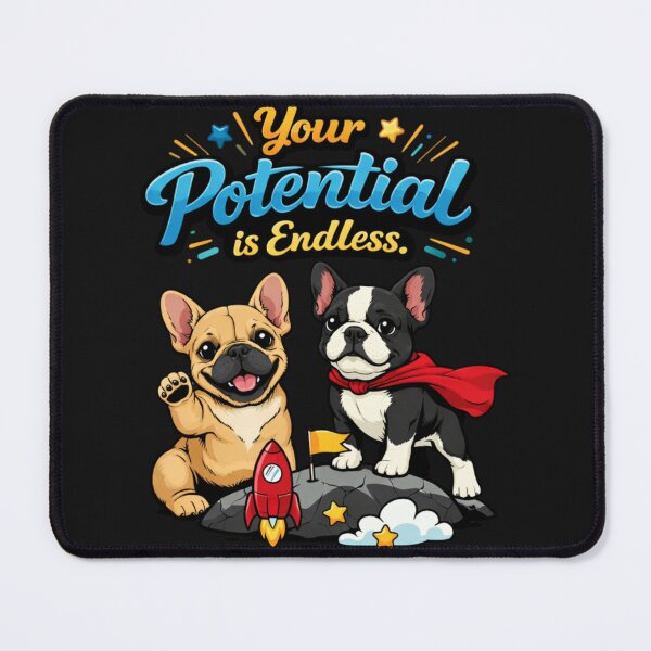 Item preview, French Bulldog Your Potential is Endless Rocket designed and sold by Tsugraf Designs.