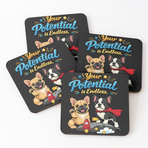Item preview, French Bulldog Your Potential is Endless Rocket designed and sold by Tsugraf Designs.