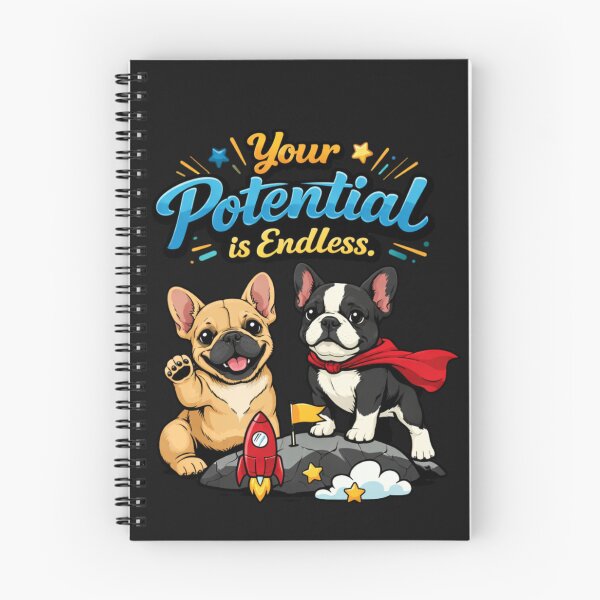 Item preview, French Bulldog Your Potential is Endless Rocket designed and sold by Tsugraf Designs.