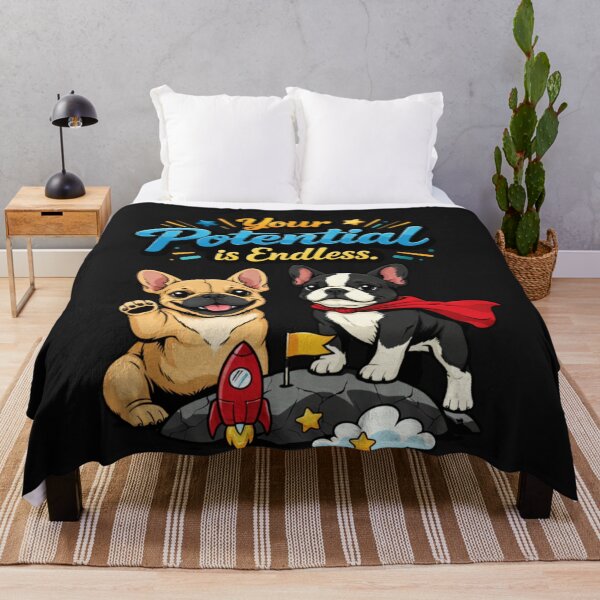 Item preview, French Bulldog Your Potential is Endless Rocket designed and sold by Tsugraf Designs.