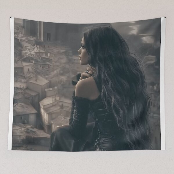 Item preview, The Silent Heir of the Shadow Citadel designed and sold by oanaunciuleanu.