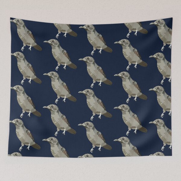 Item preview, Screaming Piha Tropical Bird Illustration designed and sold by PrettylittlepastelUk.