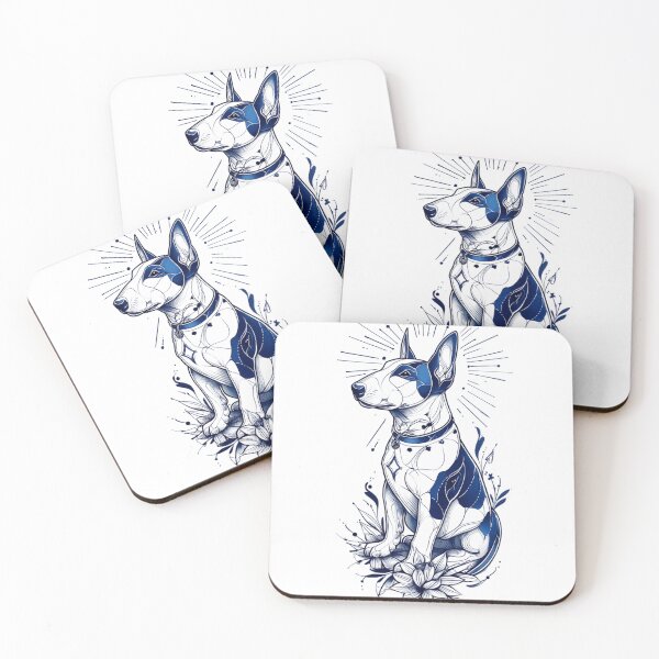 Item preview, Bull terrier tattoo design designed and sold by MendaciousMina.