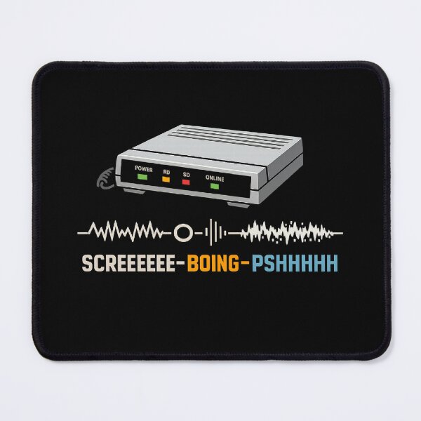 Item preview, Dial Up Modem Handshake Sound 90s Internet Nostalgia Retro Tech Hardware  designed and sold by The Junto Shop.