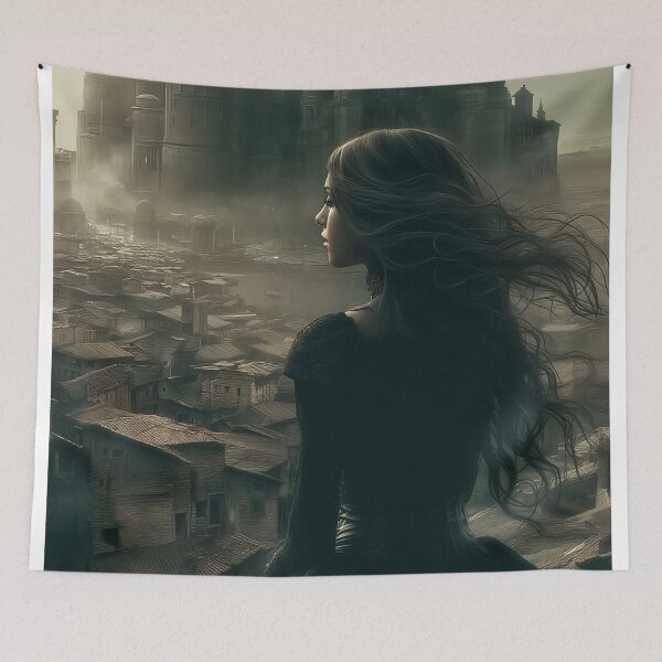 Item preview, The Silent Heir of the Shadow Citadel designed and sold by oanaunciuleanu.