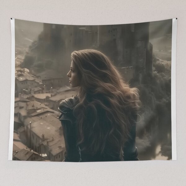 Item preview, The Silent Heir of the Shadow Citadel designed and sold by oanaunciuleanu.