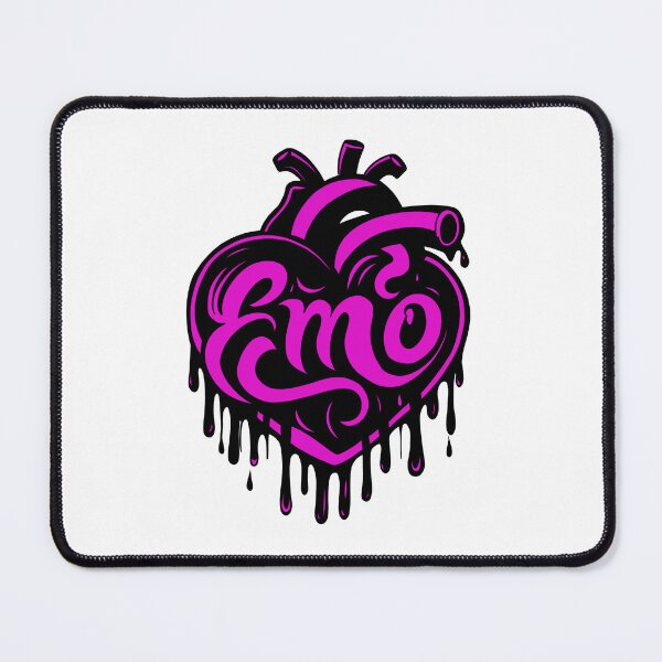 Item preview, Emo Heart designed and sold by Lovesick Lobotomy.