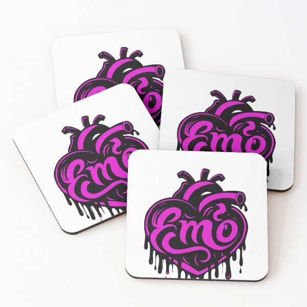 Item preview, Emo Heart designed and sold by Lovesick Lobotomy.