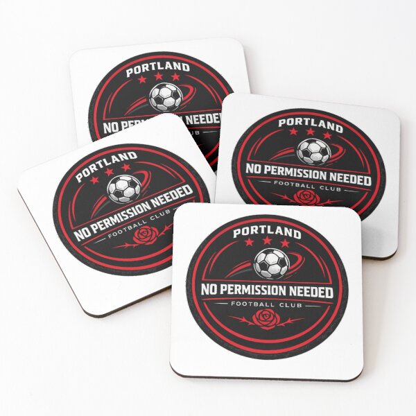 Item preview, No Permission Needed – Portland Football Club Badge designed and sold by PINK FREE.