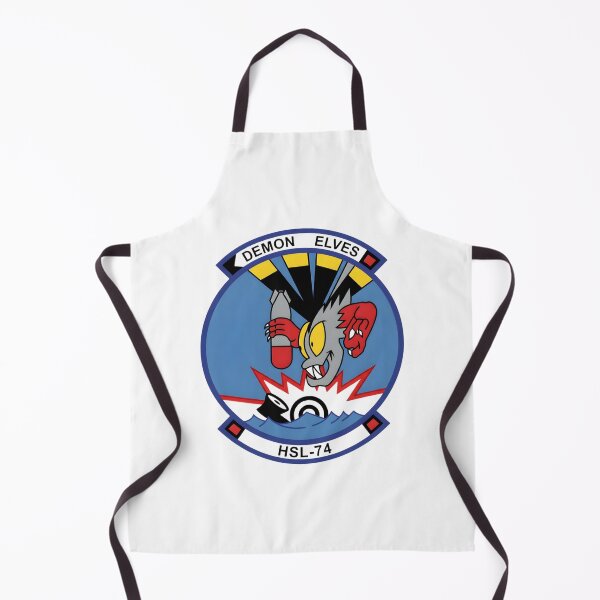Item preview, Official Heritage Insignia of Helicopter Anti-Submarine Squadron Light Seventy-Four (HSL-74) "Demon Elves" designed and sold by CharlieDesings.