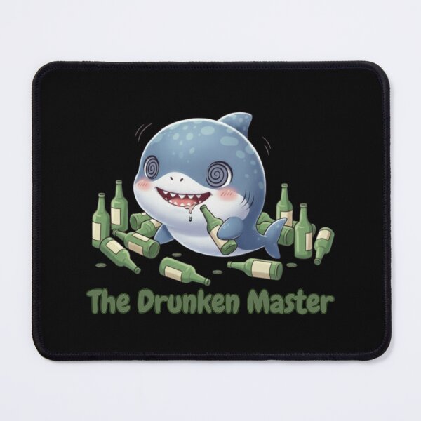 Item preview, The Drunken Master Shark designed and sold by Nature's Chibis.