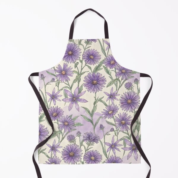 Item preview, Aster Botanical September Birth Flower designed and sold by TerryCoreCraft.