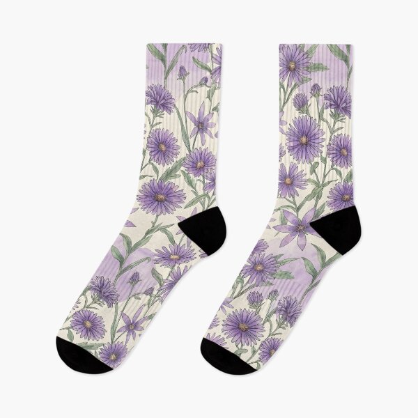 Item preview, Aster Botanical September Birth Flower designed and sold by TerryCoreCraft.