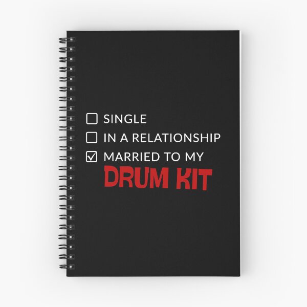 Item preview, Married to My Drum Kit - Perpetually Single Drummer designed and sold by Elizabeth Elias.