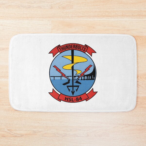 Item preview, Official Heritage Insignia of Helicopter Anti-Submarine Squadron Light Eighty-Four (HSL-84) "Thunderbolts" designed and sold by CharlieDesings.