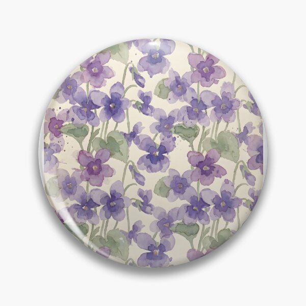 Item preview, Violet Botanical February Birth Flower designed and sold by TerryCoreCraft.