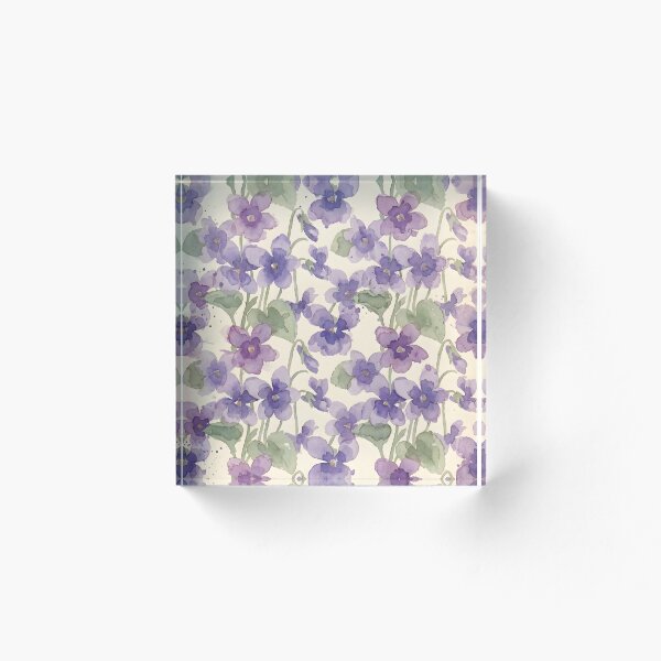 Item preview, Violet Botanical February Birth Flower designed and sold by TerryCoreCraft.