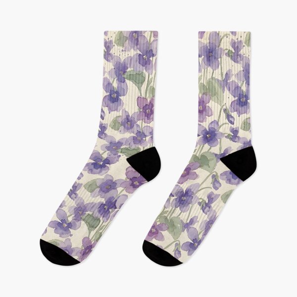 Item preview, Violet Botanical February Birth Flower designed and sold by TerryCoreCraft.