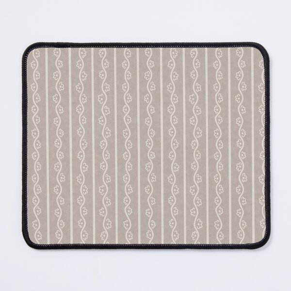 Item preview, Neutral Wavy Floral Stripe Pattern designed and sold by KelseyNY.
