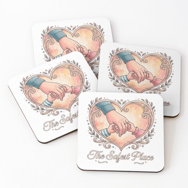 Item preview, The Safest Place – Mother and Child Love Design designed and sold by MerchlyMike.
