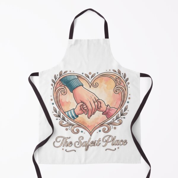 Item preview, The Safest Place – Mother and Child Love Design designed and sold by MerchlyMike.