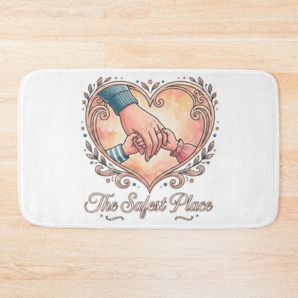 Item preview, The Safest Place – Mother and Child Love Design designed and sold by MerchlyMike.
