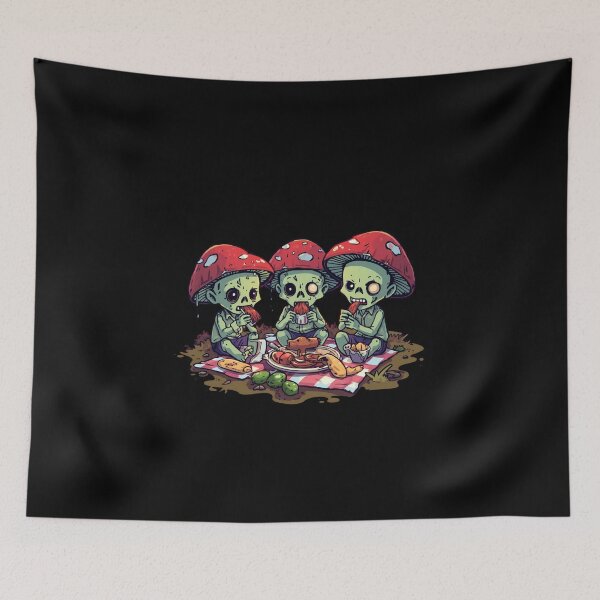 Item preview, Zombie Picnic Mushrooms designed and sold by PatronesKawai.