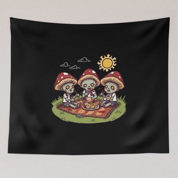 Item preview, Zombie Picnic Mushrooms designed and sold by PatronesKawai.
