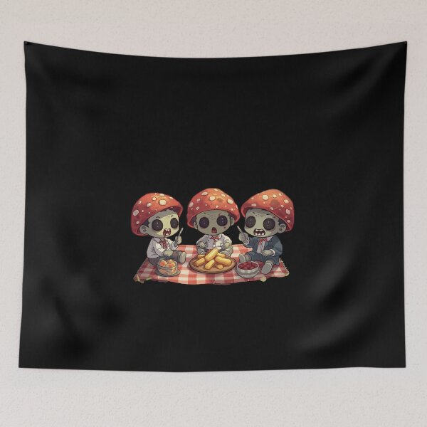 Item preview, Zombie Picnic Mushrooms designed and sold by PatronesKawai.