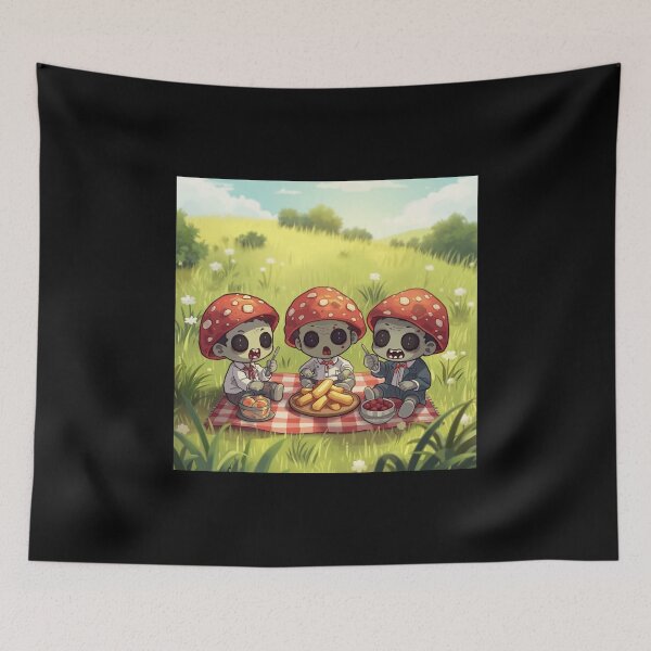 Item preview, Zombie Picnic Mushrooms designed and sold by PatronesKawai.