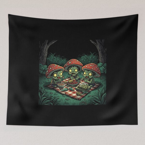 Item preview, Zombie Picnic Mushrooms designed and sold by PatronesKawai.