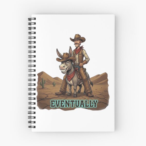 Item preview, Eventually – Funny Western Donkey Design, Sarcastic Cowboy Humor designed and sold by Anyshca.