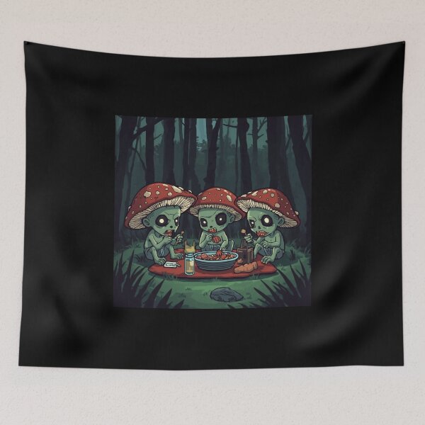 Item preview, Zombie Picnic Mushrooms designed and sold by PatronesKawai.