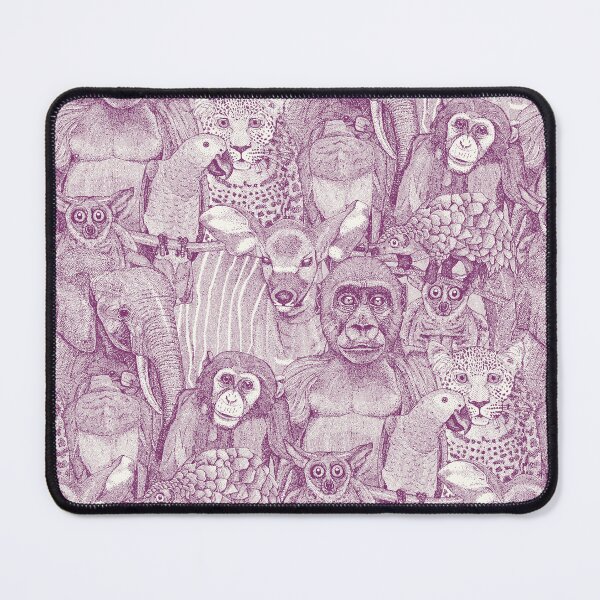 Item preview, just african jungle animals purple half pearl designed and sold by scrummy.