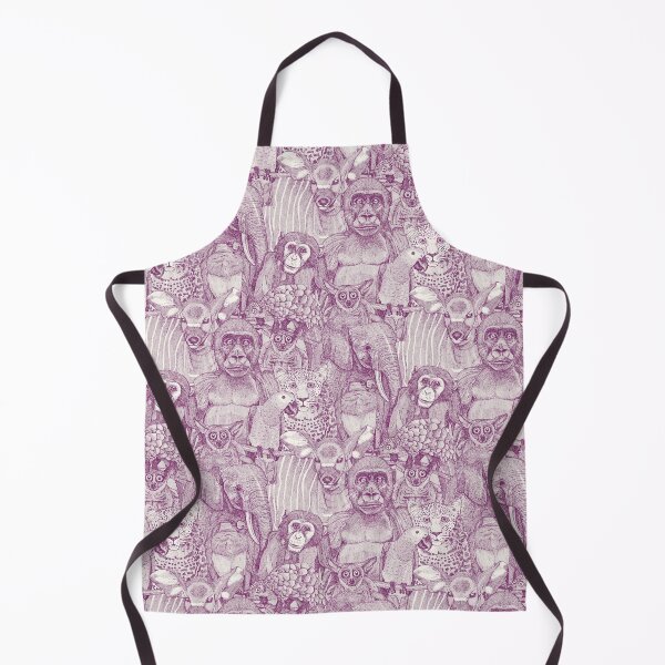 Item preview, just african jungle animals purple half pearl designed and sold by scrummy.
