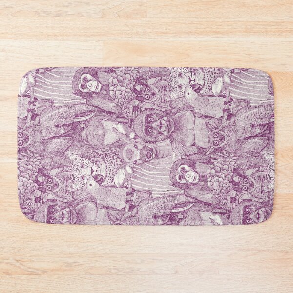 Item preview, just african jungle animals purple half pearl designed and sold by scrummy.