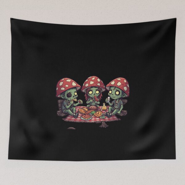 Item preview, Zombie Picnic Mushrooms designed and sold by PatronesKawai.