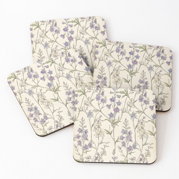 Item preview, Larkspur Botanical July Birth Flower designed and sold by TerryCoreCraft.