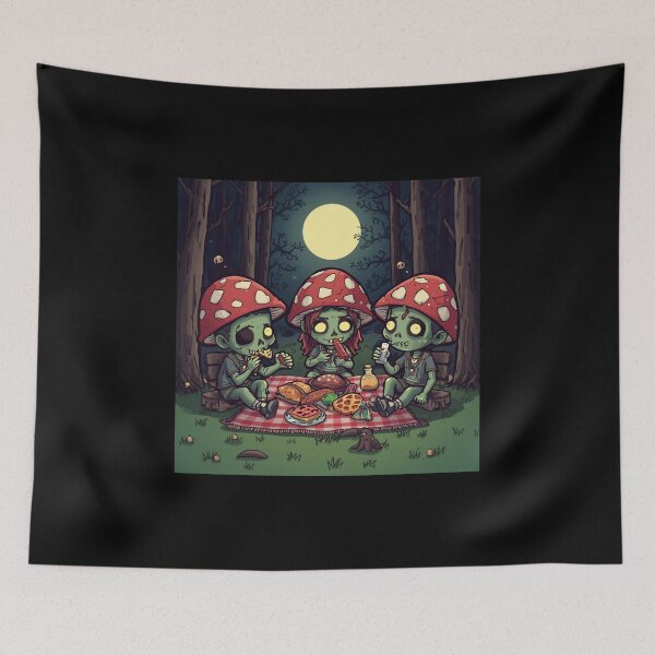 Item preview, Zombie Picnic Mushrooms designed and sold by PatronesKawai.