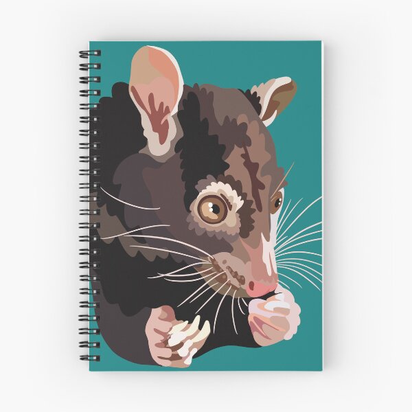 Item preview, Brushtail Possum Australian Wildlife Illustration designed and sold by PrettylittlepastelUk.