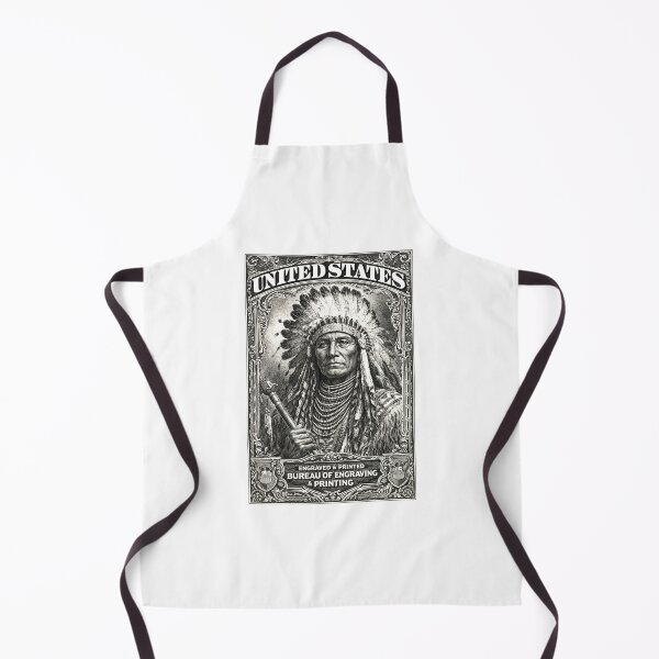 Item preview, Bureau of Engraving - Vintage 1899 Chief Running Antelope designed and sold by 9xgraphics.